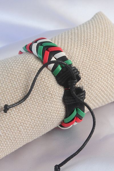 merland benvecocuk Mixed Color Drawstring Leather Men's Bracelet - Lisinya