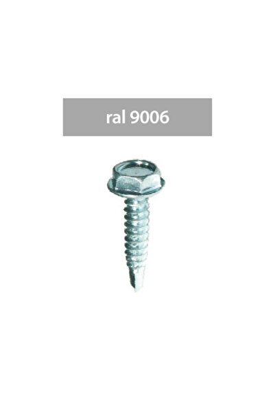 index Самонарезни винтове Ral9006-Алуминий. 4.8X28 мм, 250/Комплект