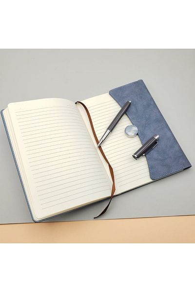 Wolawood Special Boxed Leather Notebook Vip Roller Pen Gift Set Lined Daily Memory Souvenir Notebook Concept Set