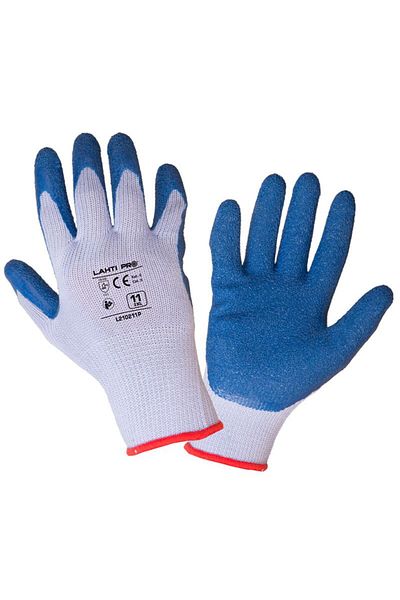 Lahti Pro Latex Glove With Woven Polyester - 11