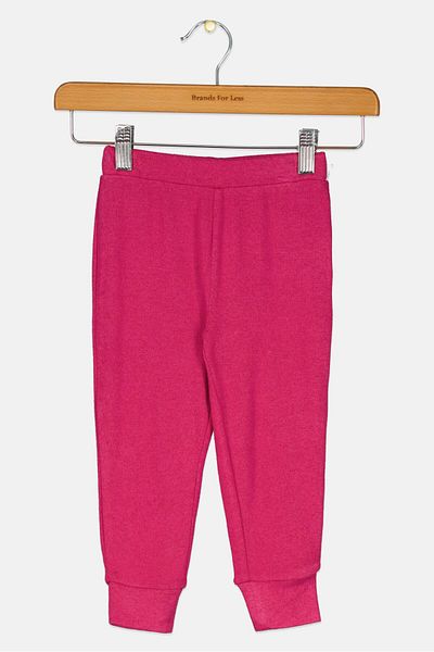 GAP Toddlers Girl Solid Pull On Sweatpants, Fuchsia