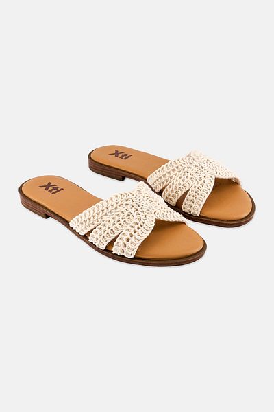 XTI Women Slip On Flats, Beige