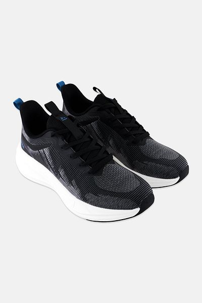 RBX Men Brand Logo Lace Up Training Shoes, Black
