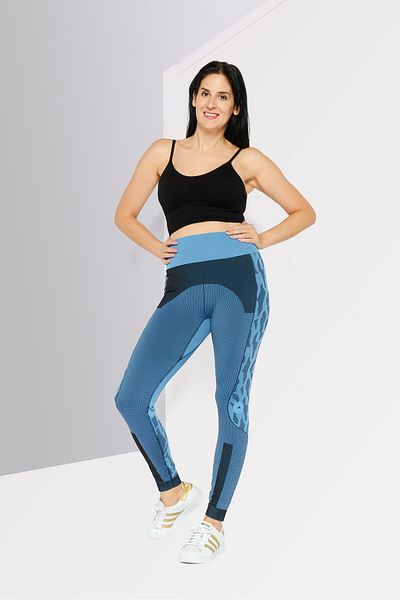adidas x Stella McCartney Women Sportswera Fit Training Tights, Blue