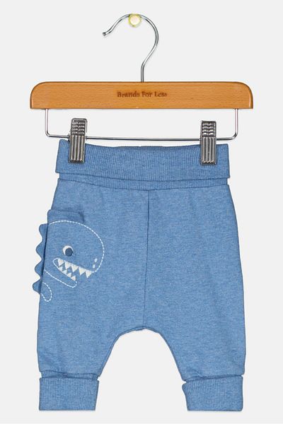 MOTHERCARE Toddlers Girl Embroidered Jogger Pants, Blue