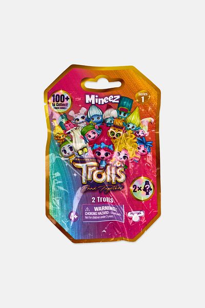Trolls S1 Mineez Figure 2 Pack, Assorted