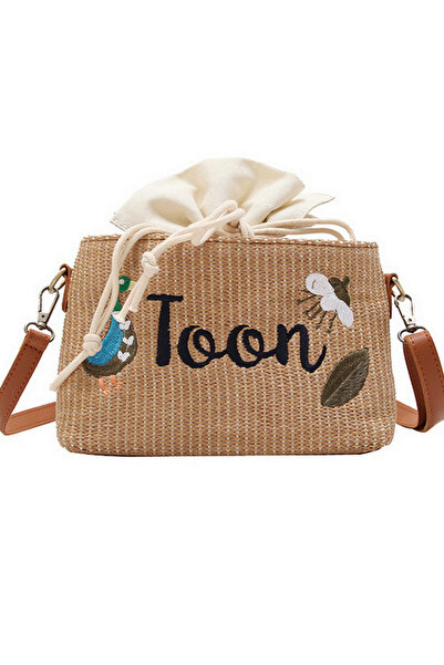 Modalula Mini Straw Bag with Duck