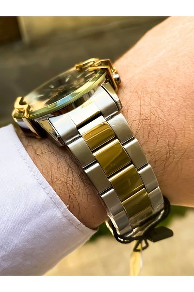Reward Men's Wrist Watch Waterproof Silver Color Steel Cord Men Wrist Watch Wristband Gift
