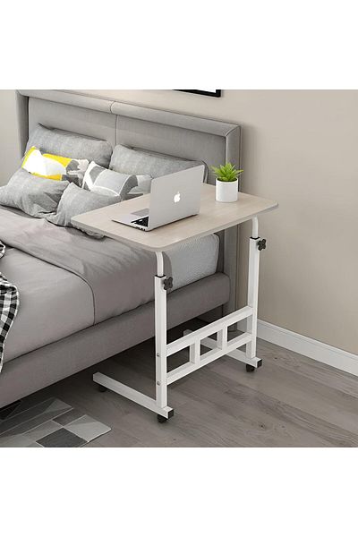 Generic Upgraded Metal Base Adjustable Movable Desktop Computer Mobile Laptop Desk Home And Offic