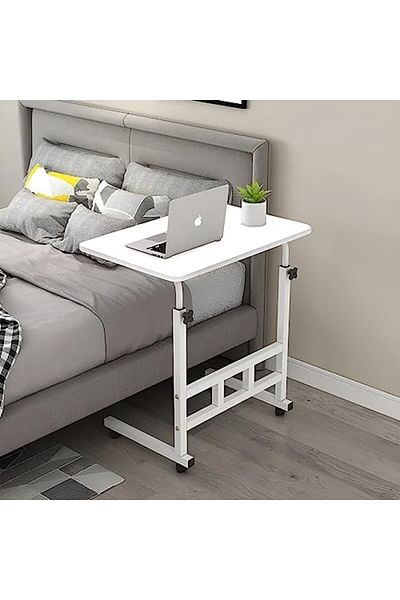 Generic Upgraded Metal Base Adjustable Movable Desktop Computer Mobile Laptop Desk Home And Offic