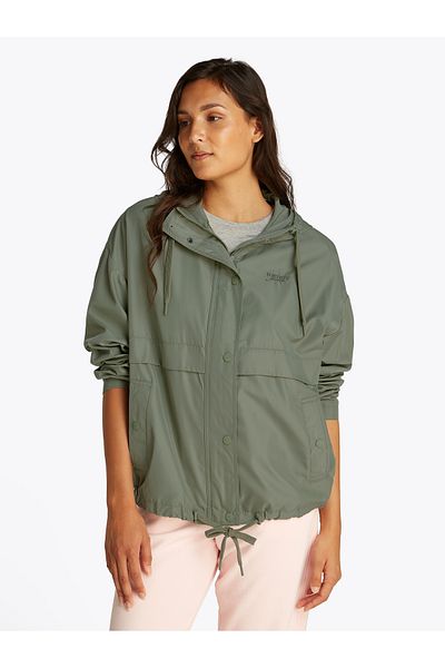 Tommy Hilfiger Tommy Hilfiger Women Aruba Green Hooded Oversized Windbreaker
