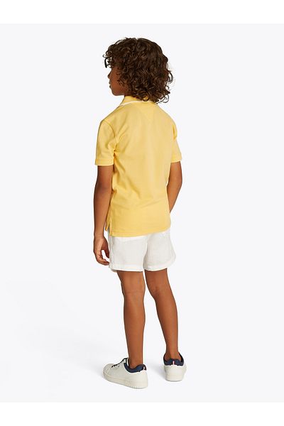 Tommy Hilfiger Tommy Hilfiger Boys Citronella Flag Embroidery Short Sleeve Polo T-Shirt
