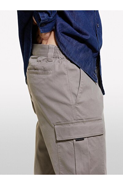 Sisley Cotton Blend Relaxed Fit Front and Back Pocket Pants Men's 18U Pants - 324A42A7Sf04H