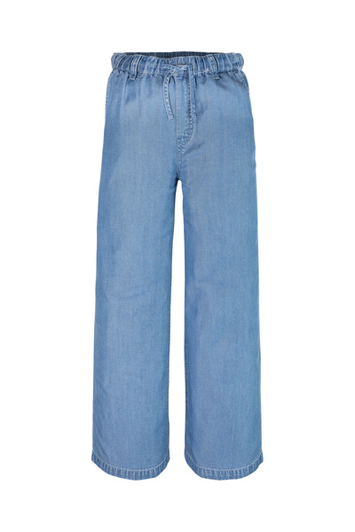 Tommy Hilfiger Girls Denim Medium 01 Chambray Wide Leg Pants