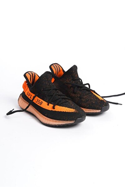 Generic Brand Black Orange Unisex Comfortable Sneaker