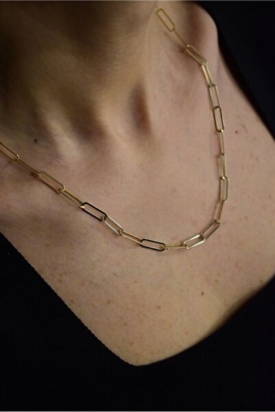 marsel aksesuar سلسلة خاصة من قلادة Xuping الذهبية المسطحة