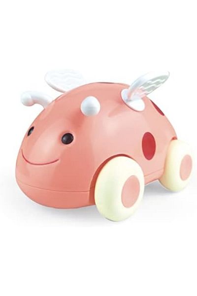 Moon Bumble Buzz Pull Back Toy with Lights and Music for 6M+ Baby and Toddlers,