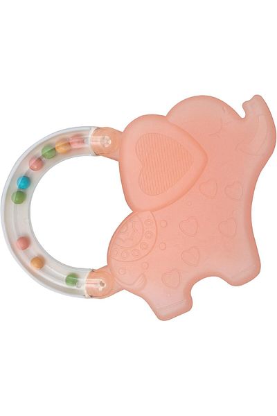 Moon The Moon Brand Fuzzy Friends Soft Baby Rattle and Teether Toy, Shake Rattle, Sensory Teether, Early