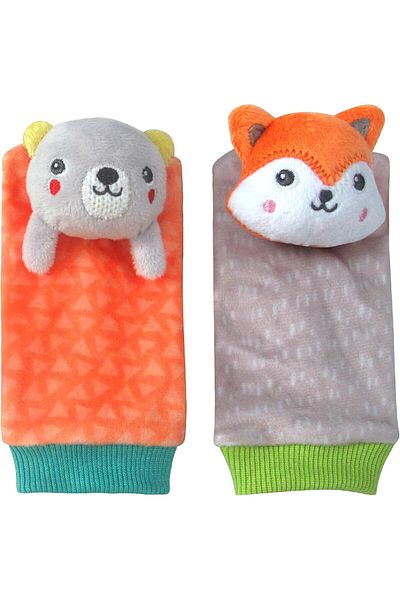 Moon Tiny Tots Foot Rattle: Safe, Soft and Stimulating Socks for Developing Little Toes