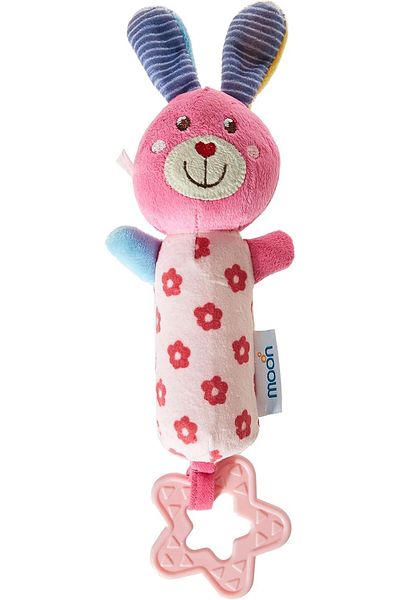 Moon Soft Rattle Plush Toy: Explore the Vibrant Forest with Adorable Animal Characters
