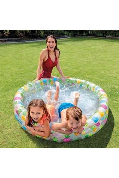 Intex Piscina cu Model Fructe pentru Copii Ø1.32 x 0.28 m - Intex