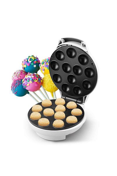 JEC Pop Cake Maker 12 Slot– Electric Non-Stick Donut Machine with Cool Touch & Indicator Lights