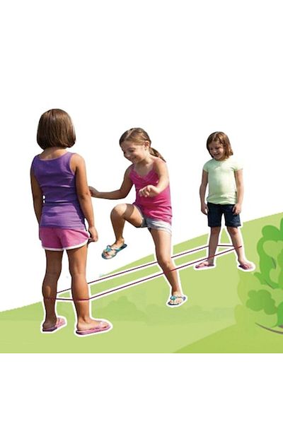 SyaMAG Elastic Jump Rope, Skippy Dance Rope, Length 3m, Purple