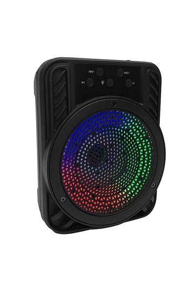 SIKS Bluetooth speaker 4″ LED RGB SIKS, GTS-1547, Black