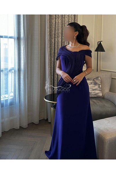 ALANOOD FASHION Ghada's purple dress with Barbie fabric