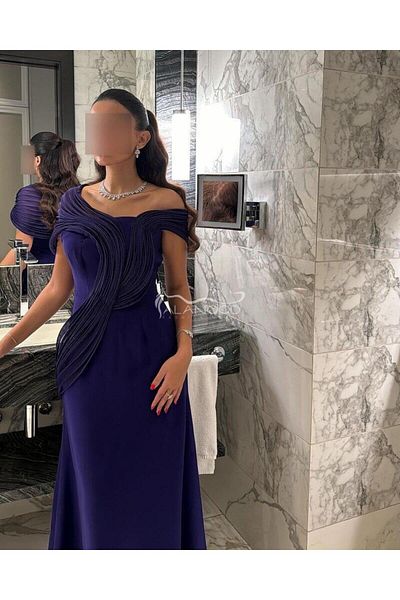 ALANOOD FASHION Ghada's purple dress with Barbie fabric