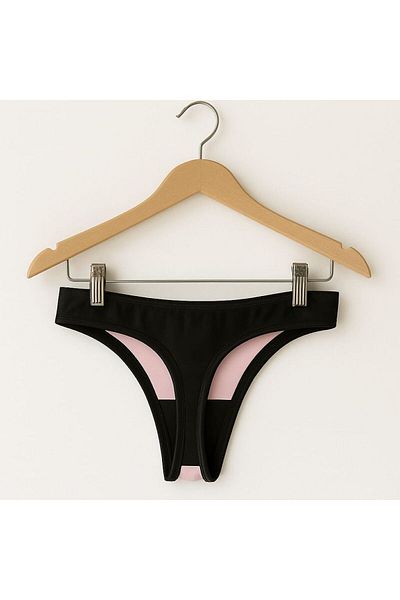 enmodaiçgiyim Chiloți tanga pentru femei Dusty Pink