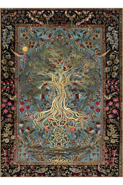 Rugs Modern Halı Kemal Koleksiyonu Goblen Tasarım Yüce Çınar Detaylı Desen Do...