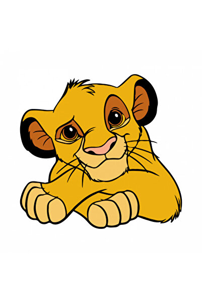 INOVATIX Σετ 8 τεμαχίων, Αυτοκόλλητο Βασιλιάς των Λιονταριών Σίμπα που σκέφτε...