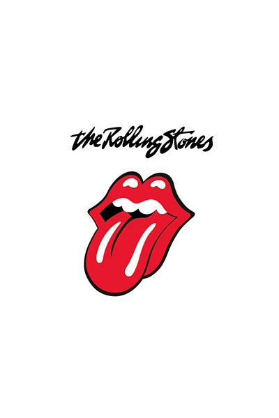 INOVATIX Set de 8 piese, autocolant cu logo-ul The Rolling Stones, INOVATIX®. 6 cm