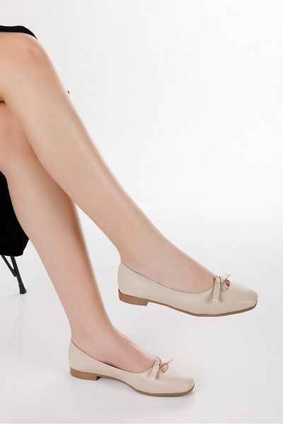 UYEGE Ribbon Series Women's Daily Ballerina Round Toe Ballerina Orthopedic Memory Sole