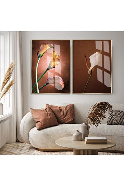 Harikabirev HARİKABİREV | RETRO “ARUM LILY” KOMBİN | TABLO CU CADRU DIN StICL...