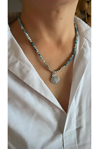 by özllem Bead Necklace Pearl Oyster Tip
