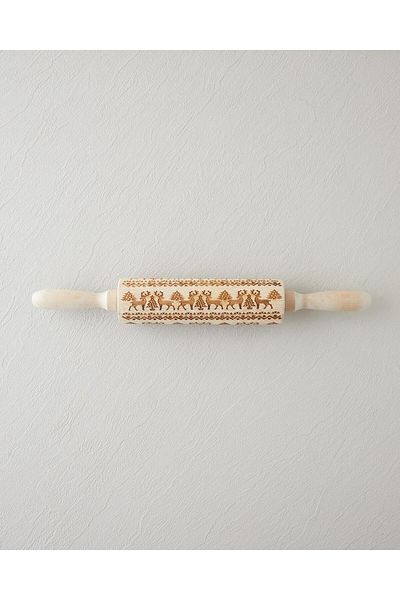 English Home Roche Wooden 5 Piece Roller 35 cm Natural