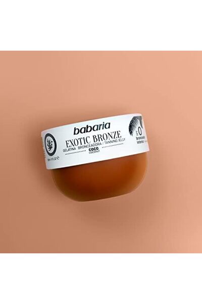 Babaria جل مُسرّع تسمير البشرة بجوز الهند مع عامل حماية من الشمس 0 - 300 مل من باباريا
