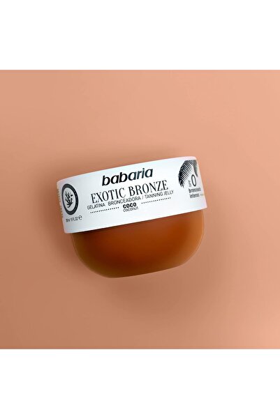 Babaria جل مُسرّع تسمير البشرة بجوز الهند مع عامل حماية من الشمس 0 - 300 مل من باباريا