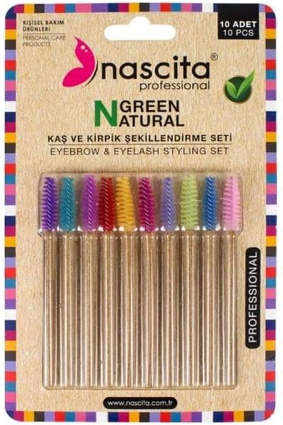nascita Green Natural Eyebrow and Eyelash Shaping Set - 06
