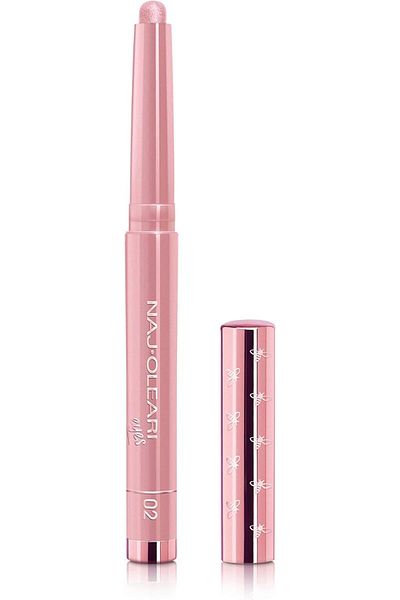 NAJ OLEARI Absolute Stay 02 Metallic Pink Stick Eyeshadow