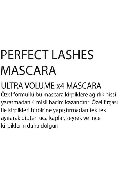 Golden Rose Perfect Lashes Ultra Volume X4 Mascara