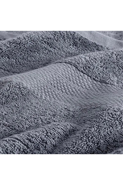 KAYABEY HOME Set of 2 Striped Hand Face and Head Towels 50X90 cm 100% Cotton - Soft and Absorbent Guest Towels