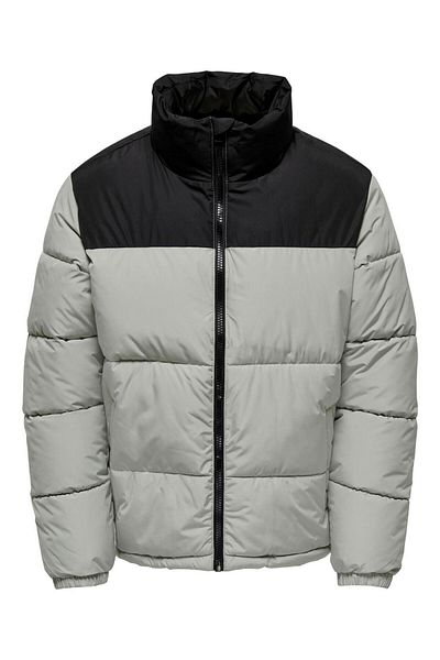 Only & Sons ONSMELVIN LIFE LF PUFFER JACKET OTW VD Ανδρικό πράσινο παλτό - 22025205