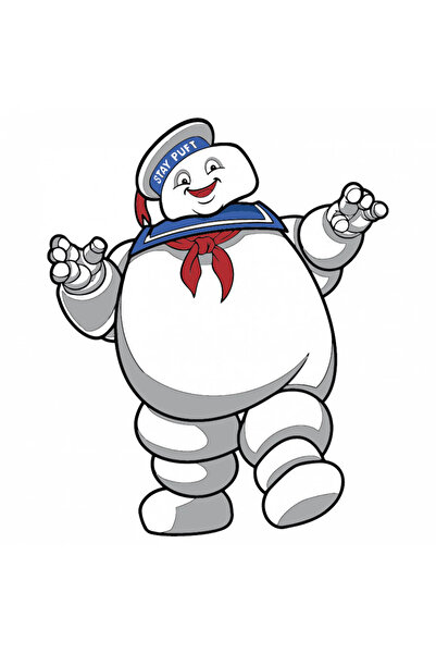 INOVATIX Σετ 8 τεμαχίων, Αυτοκόλλητο Stay Puft Marshmallow Man Happy, INOVATI...