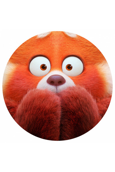 INOVATIX Set de 8 autocolante, panda roșu în formă de Mei awumit, INOVATIX®. ...