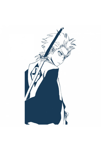 INOVATIX Set de 8 piese, autocolant Tashiro Hitsugaya Bleach, INOVATIX®. 6 cm