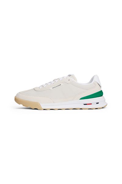 Tommy Hilfiger Men Alabaster Retro Runner Seasonal Sneakers