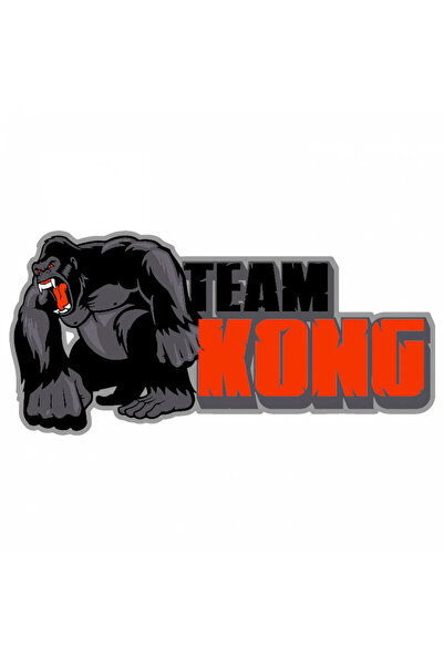 INOVATIX Set de 8 piese, autocolant Echipa King Kong Godzilla, INOVATIX®. 6 cm